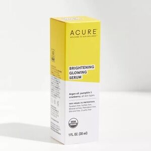 Acure Brightening Glowing Serum 💜NEW IN BOX 💜